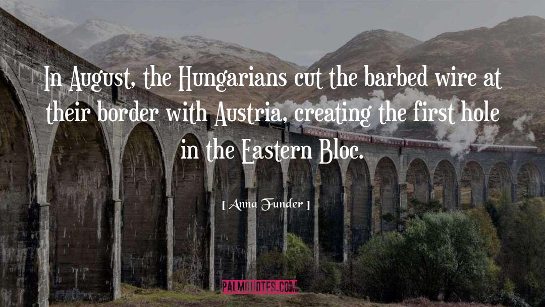 Barbed quotes by Anna Funder