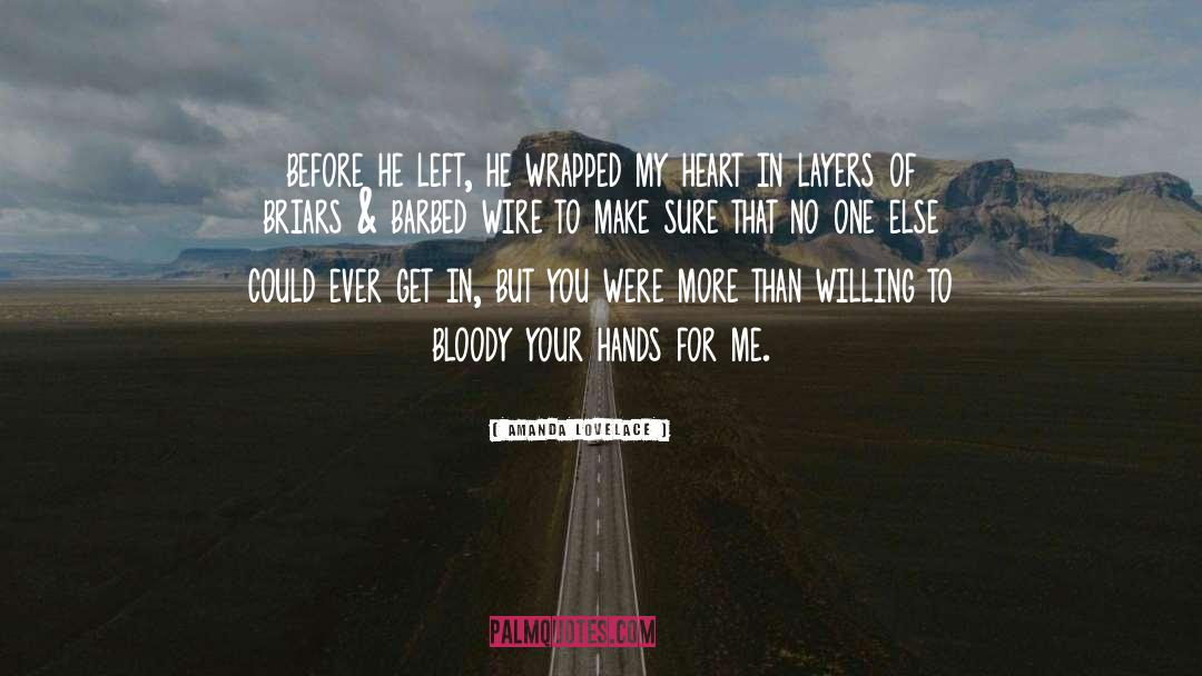 Barbed Wire quotes by Amanda Lovelace