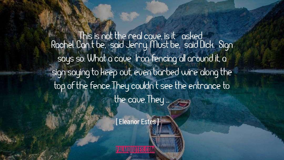 Barbed Wire quotes by Eleanor Estes