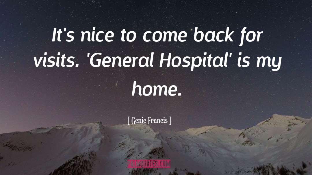 Barberton Hospital quotes by Genie Francis