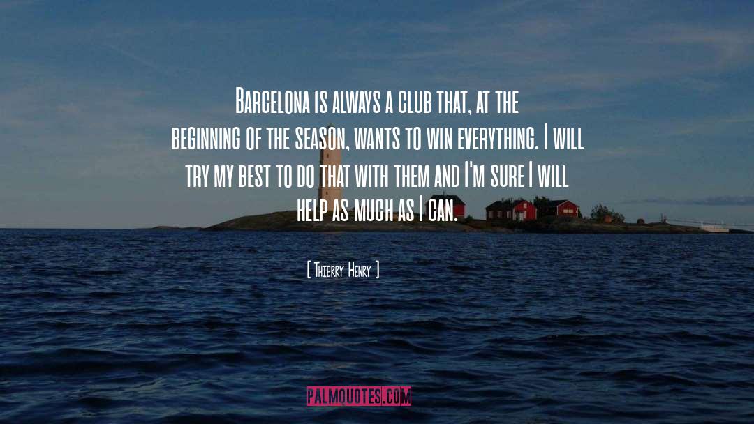 Barcelona quotes by Thierry Henry