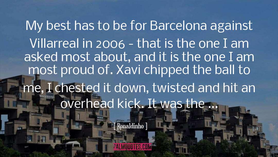 Barcelona quotes by Ronaldinho