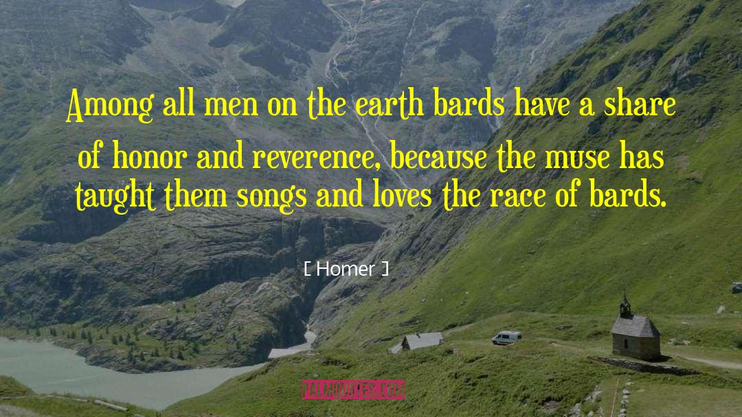 Bards quotes by Homer