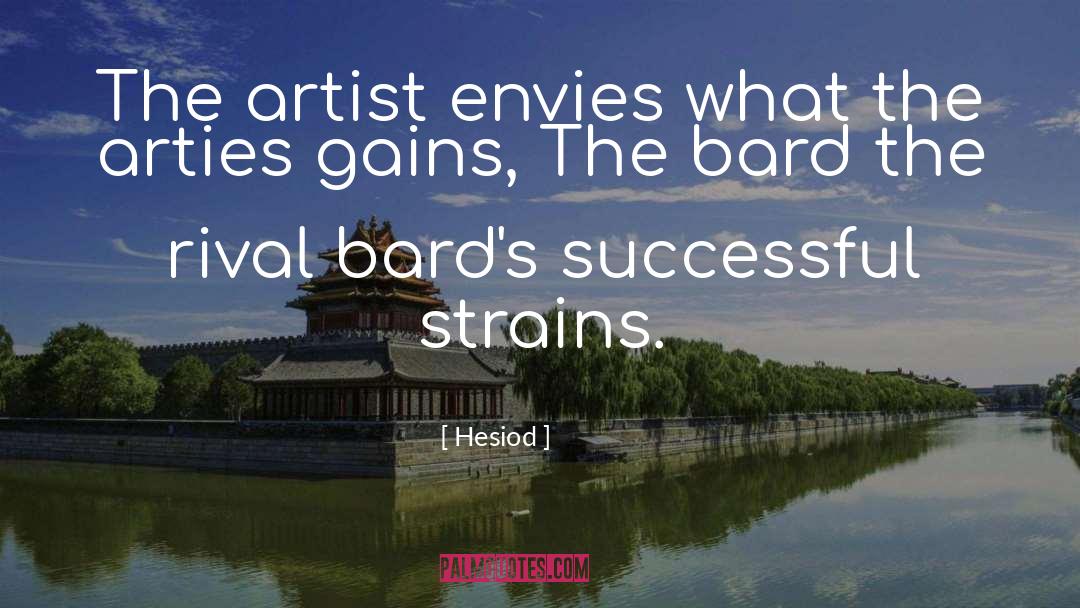 Bards quotes by Hesiod