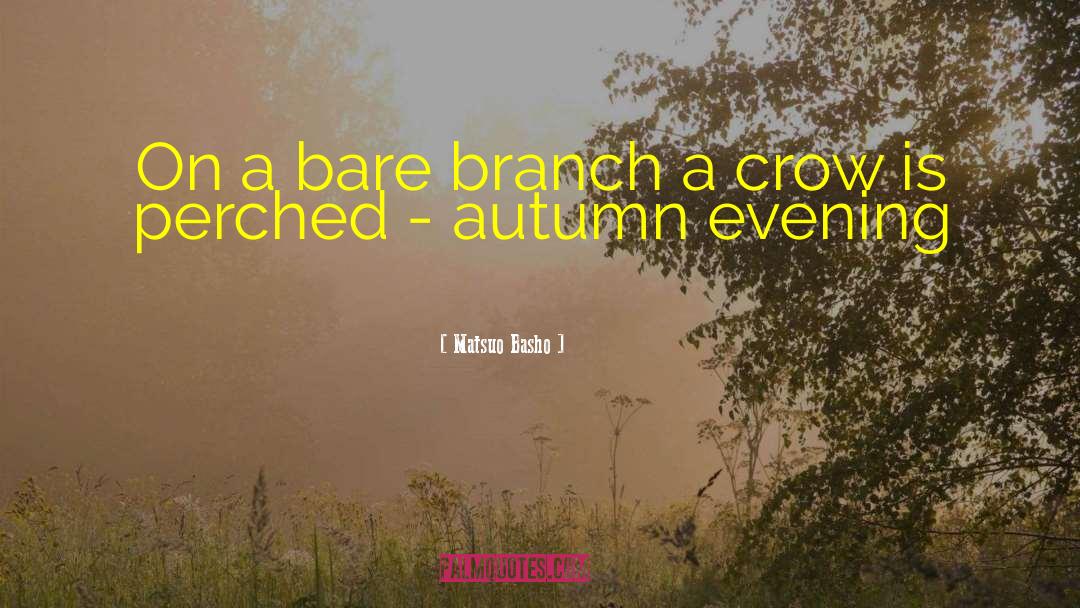 Bare Branches quotes by Matsuo Basho