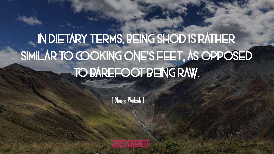 Barefoot quotes by Mango Wodzak