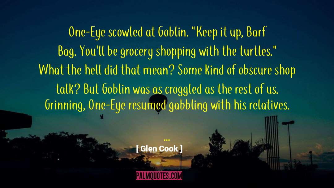 Barf quotes by Glen Cook