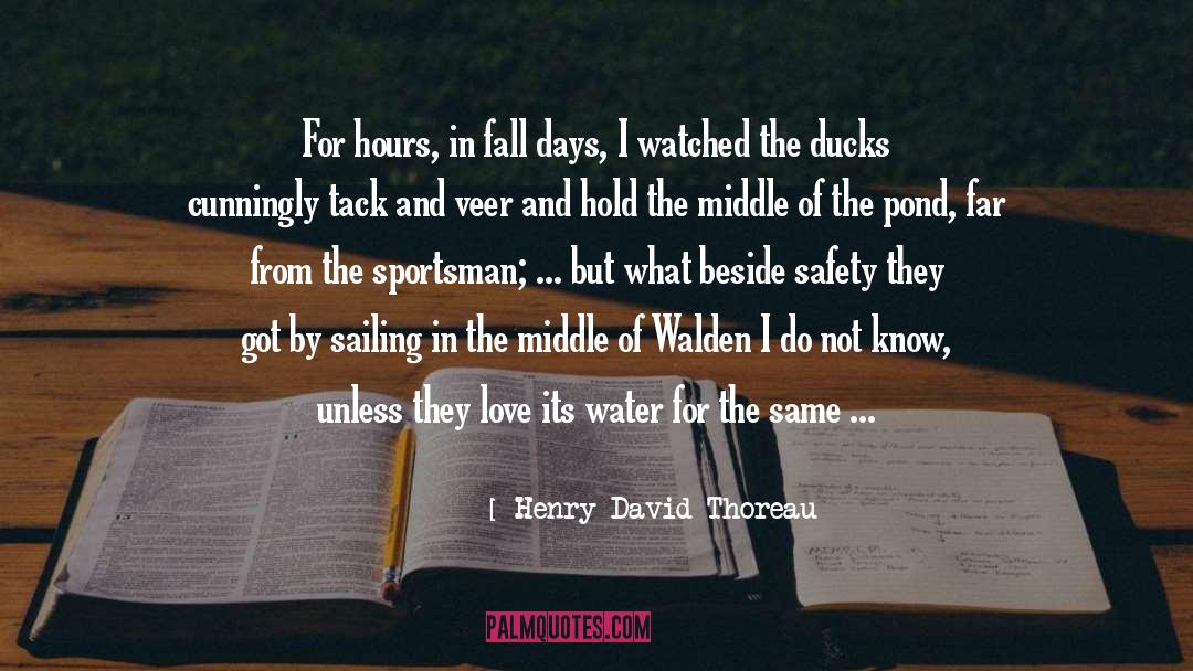 Barfly Safety quotes by Henry David Thoreau