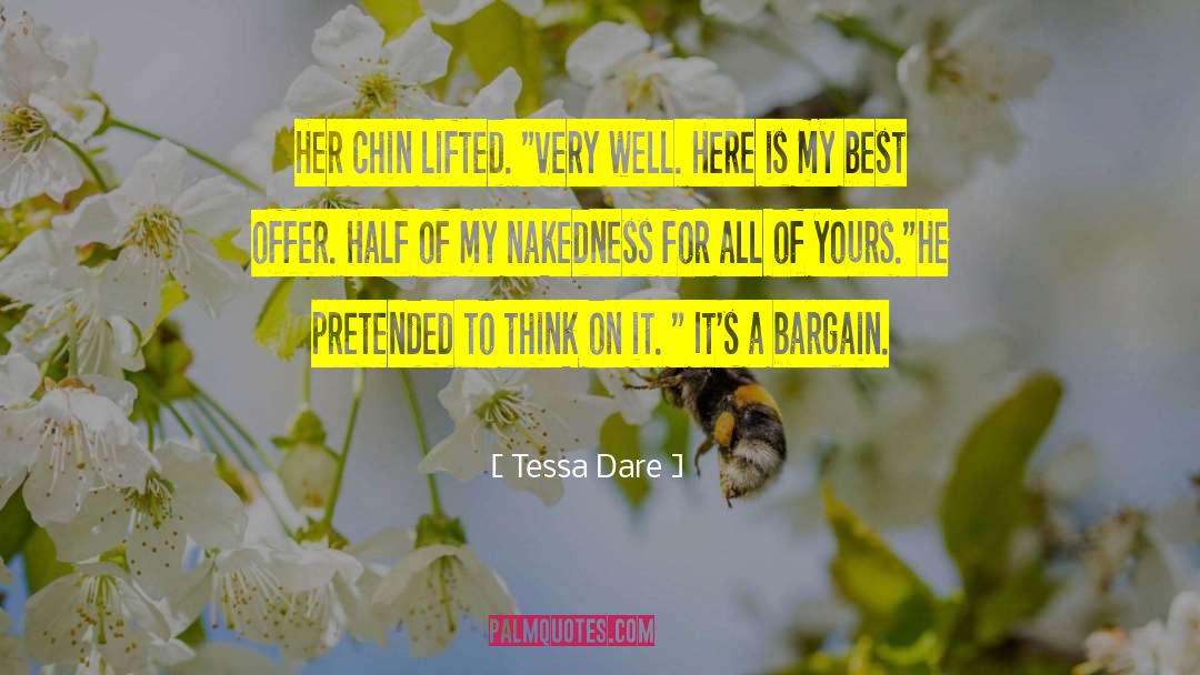 Bargain quotes by Tessa Dare