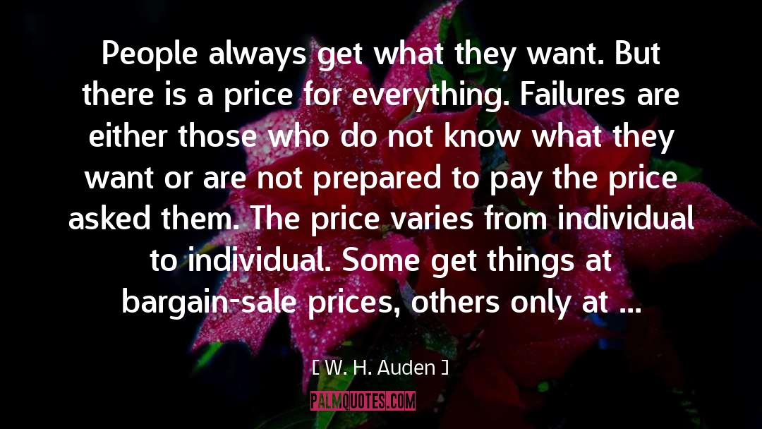 Bargains quotes by W. H. Auden