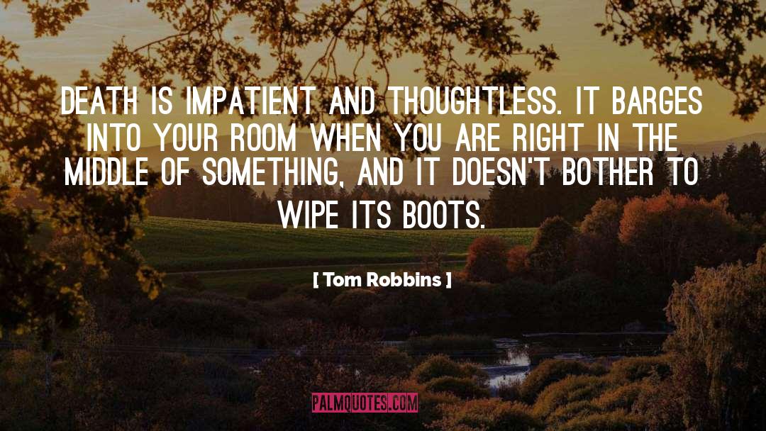 Barges quotes by Tom Robbins
