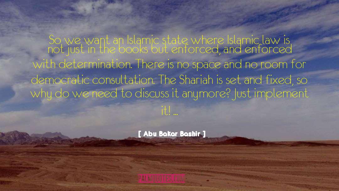 Baribeau Implement quotes by Abu Bakar Bashir