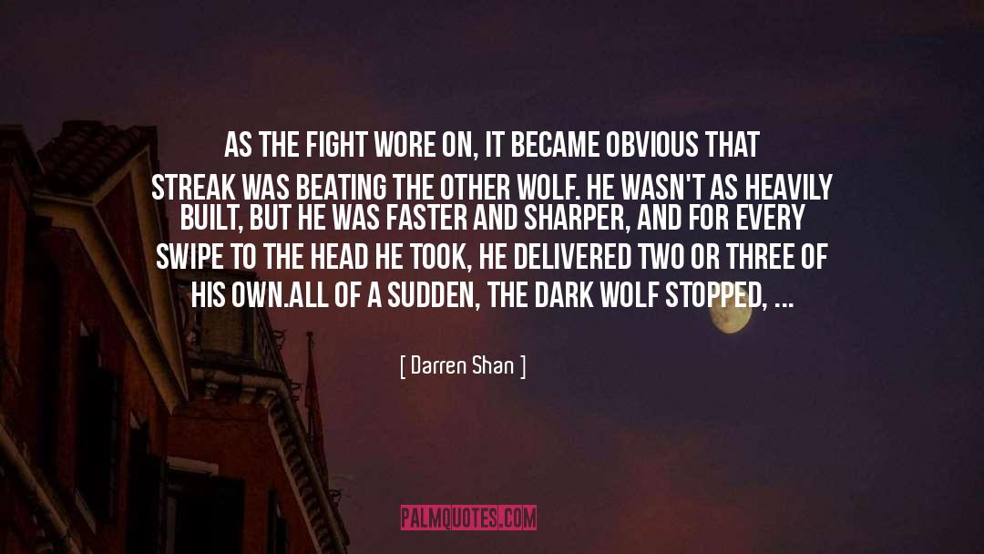 Baring quotes by Darren Shan