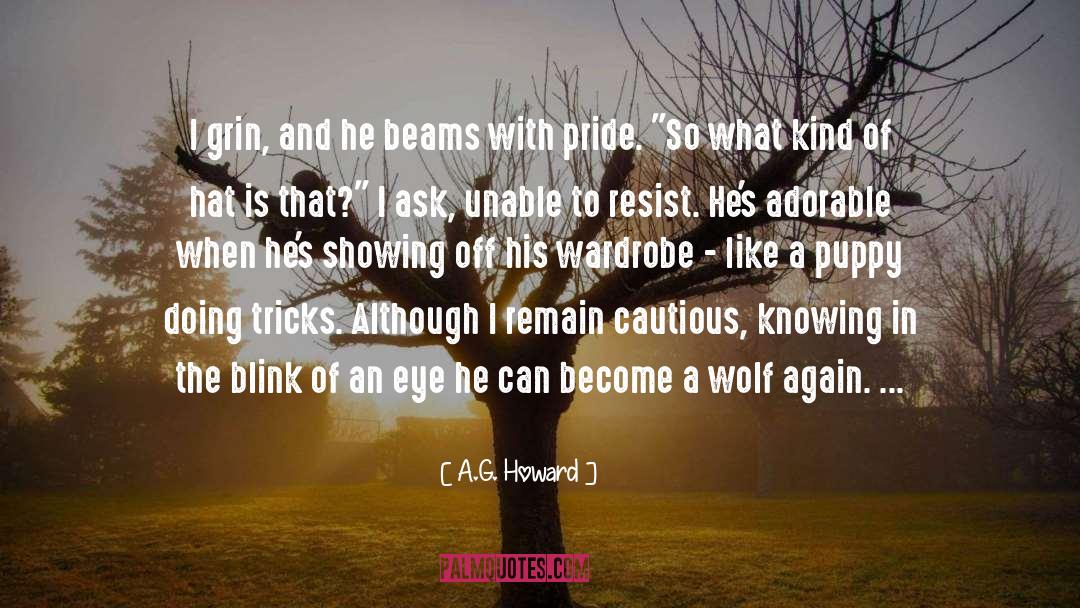 Baring quotes by A.G. Howard