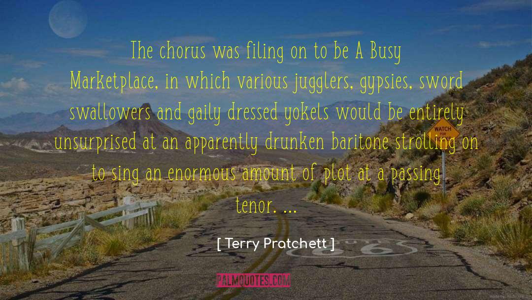 Baritone quotes by Terry Pratchett