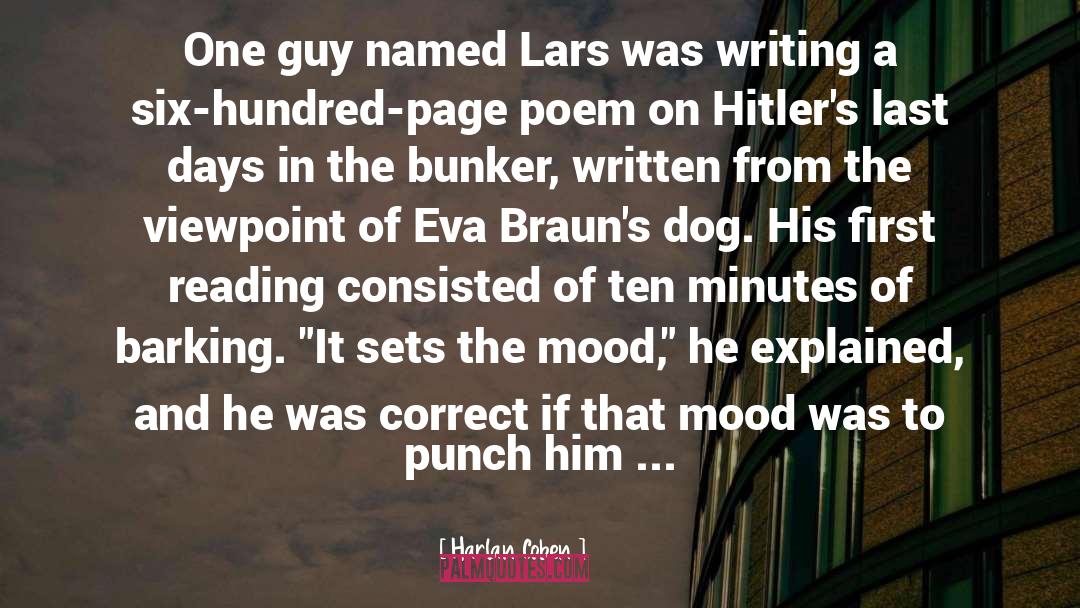 Barking quotes by Harlan Coben