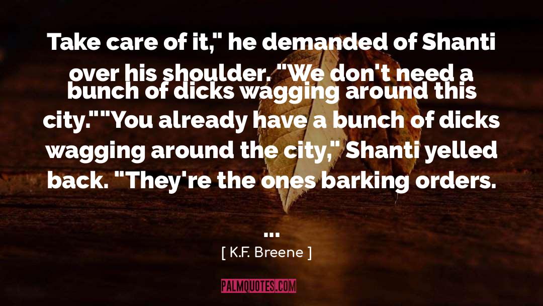 Barking quotes by K.F. Breene