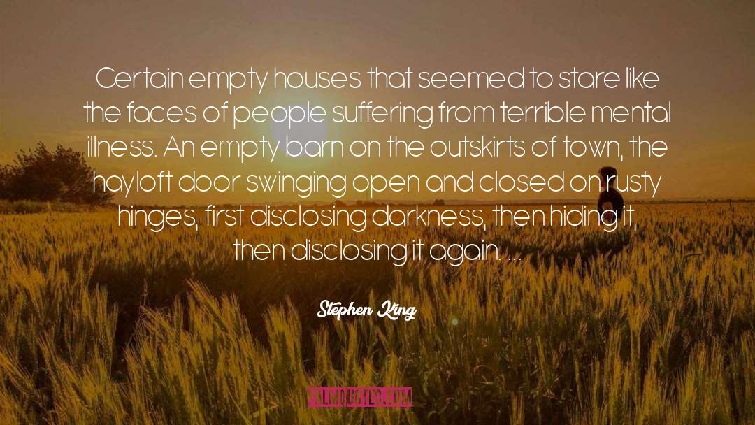 Barn quotes by Stephen King