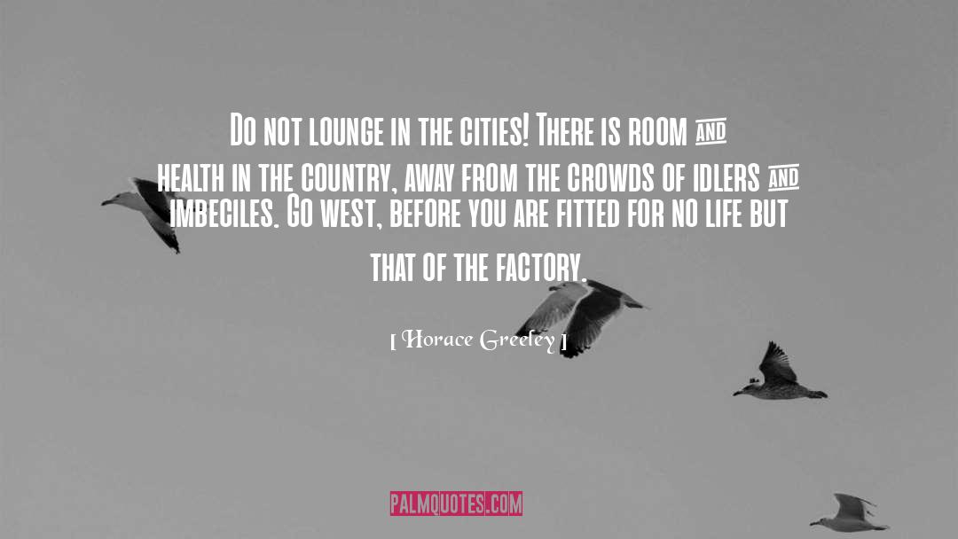 Barnato Lounge quotes by Horace Greeley