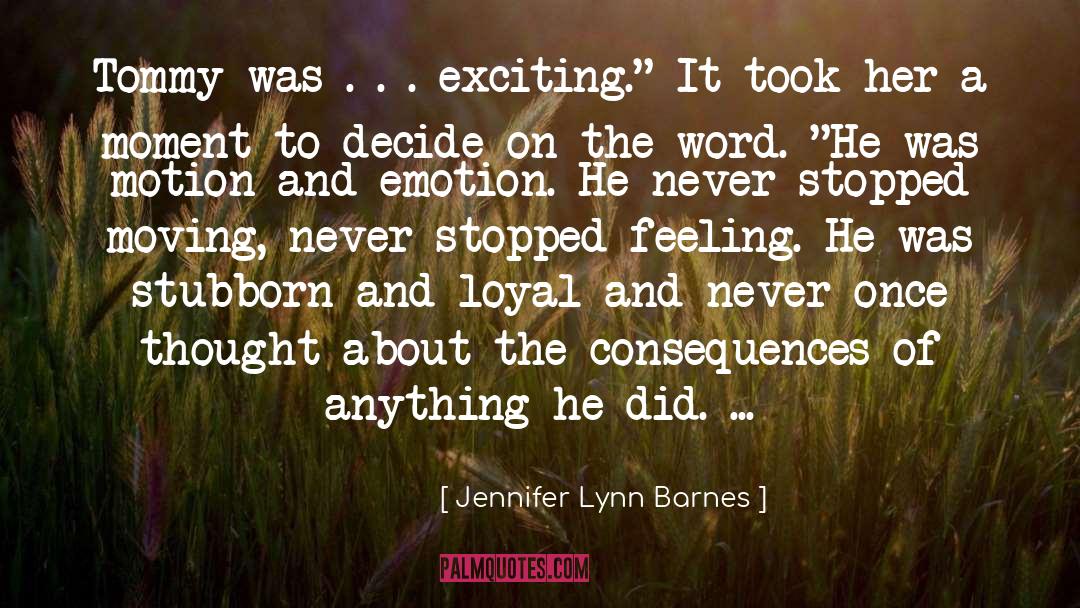 Barnes Noble quotes by Jennifer Lynn Barnes