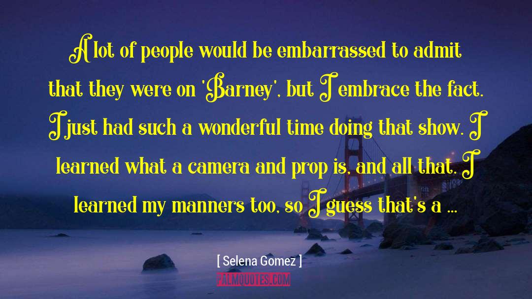 Barney Stinson quotes by Selena Gomez