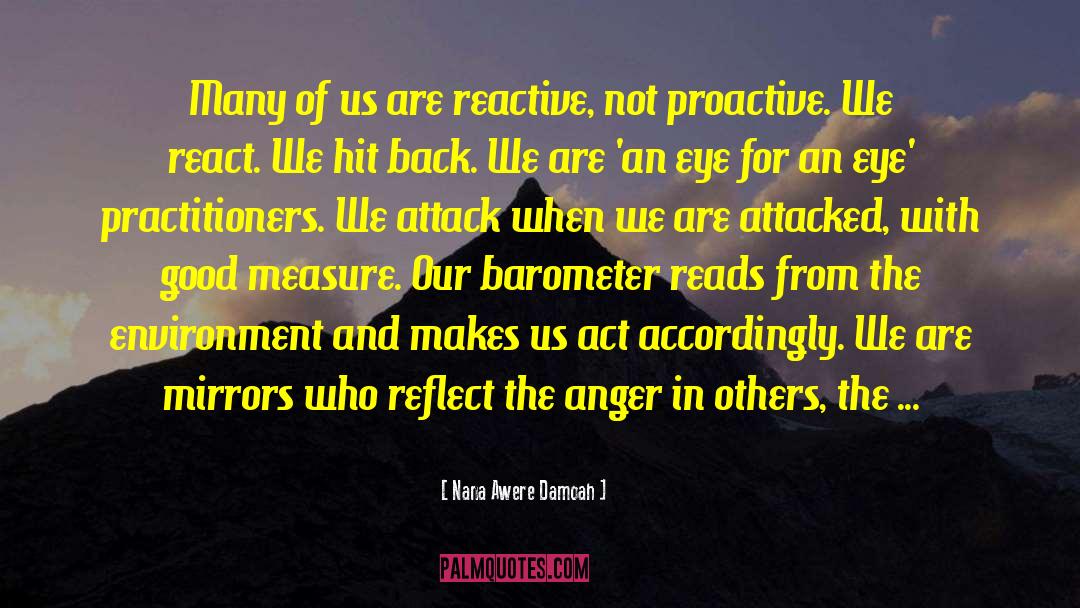 Barometer quotes by Nana Awere Damoah