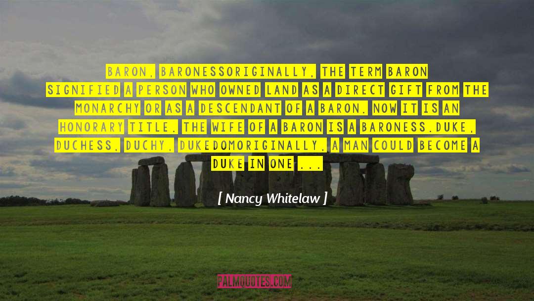 Baroness Orczy quotes by Nancy Whitelaw