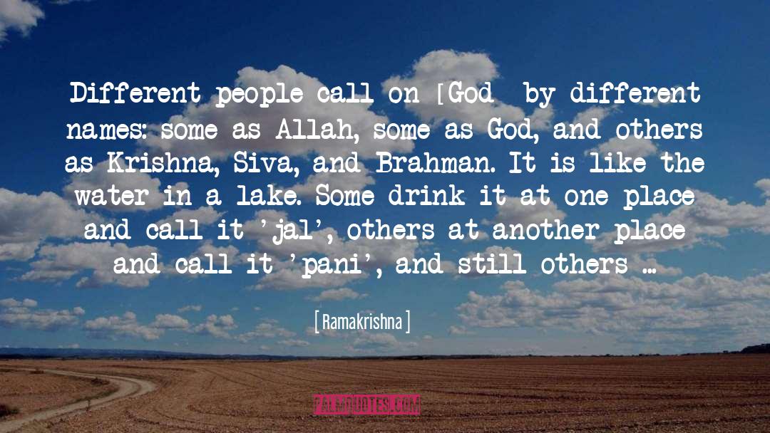 Baronti Lake quotes by Ramakrishna