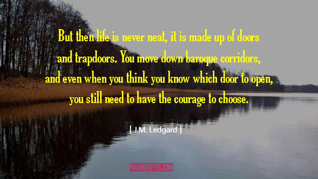 Baroque quotes by J.M. Ledgard