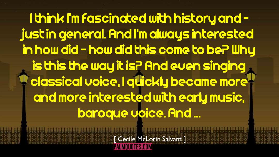 Baroque quotes by Cecile McLorin Salvant