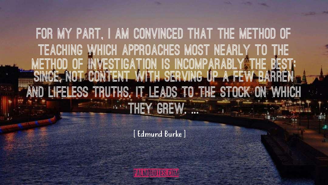 Barren quotes by Edmund Burke