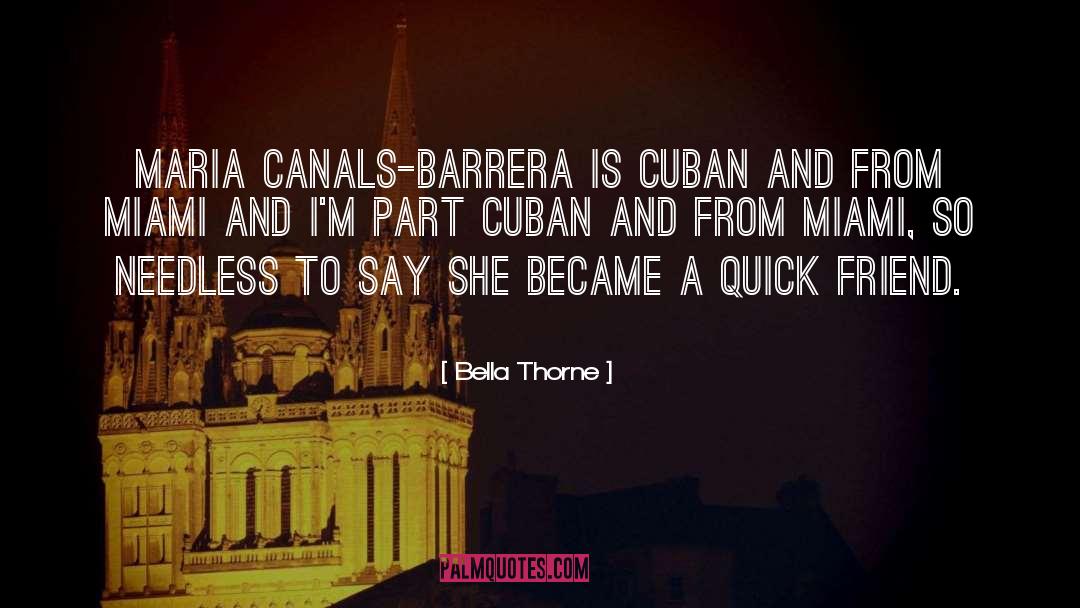 Barrera quotes by Bella Thorne