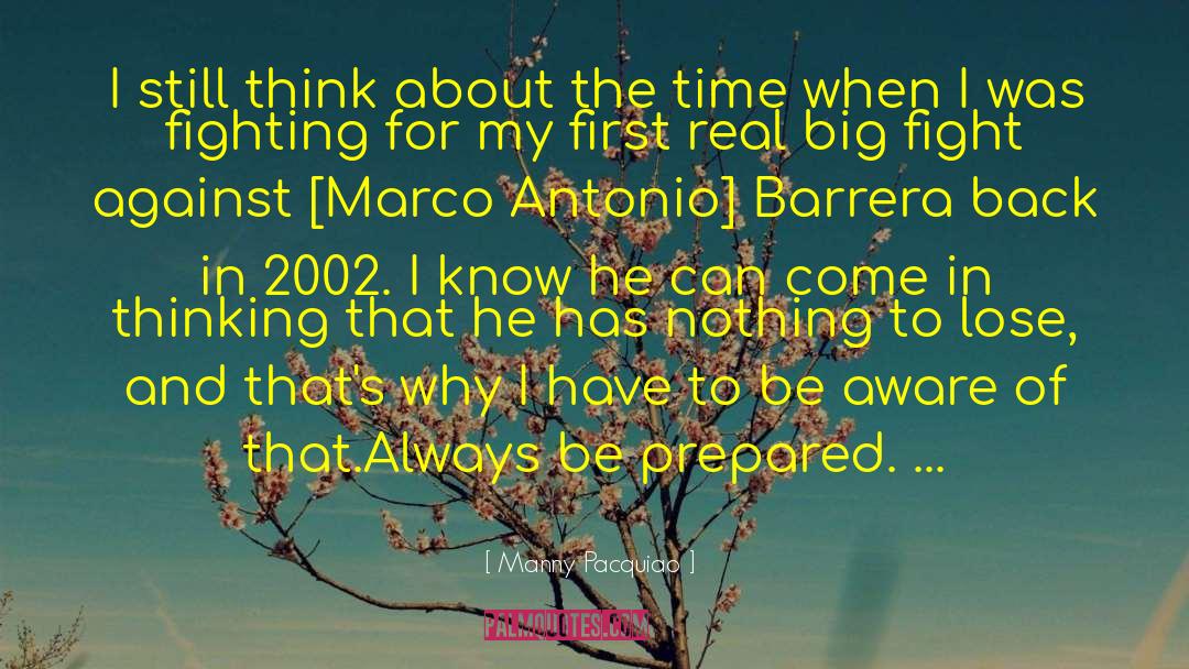 Barrera quotes by Manny Pacquiao