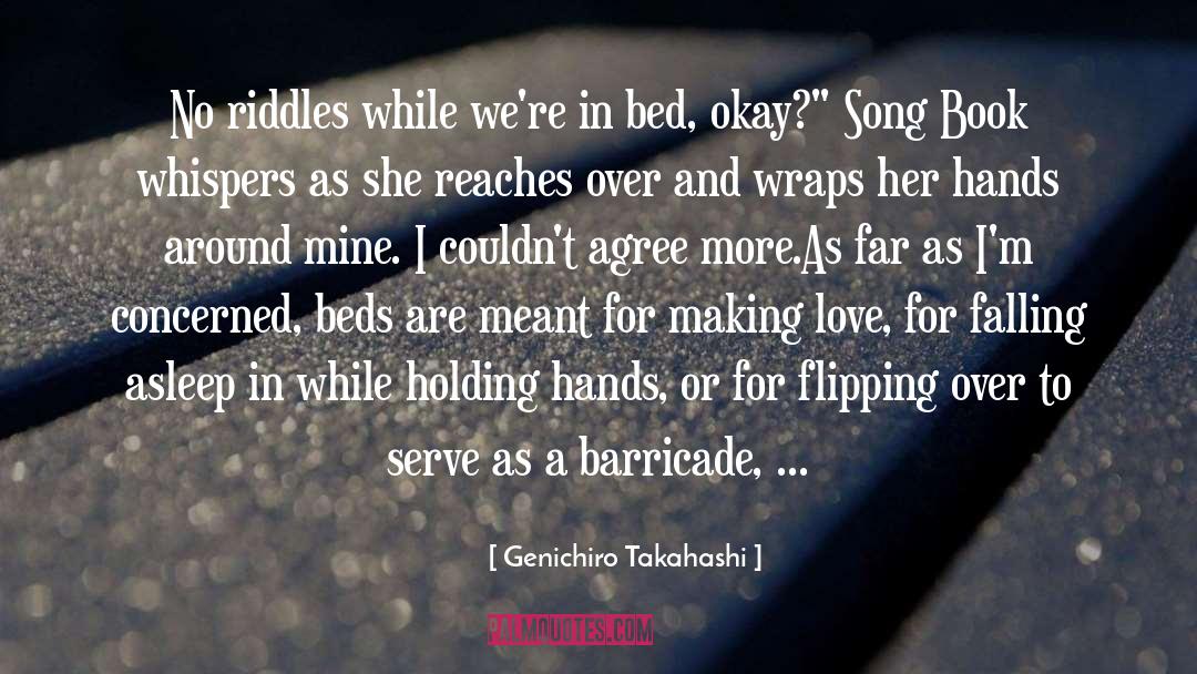 Barricade quotes by Genichiro Takahashi