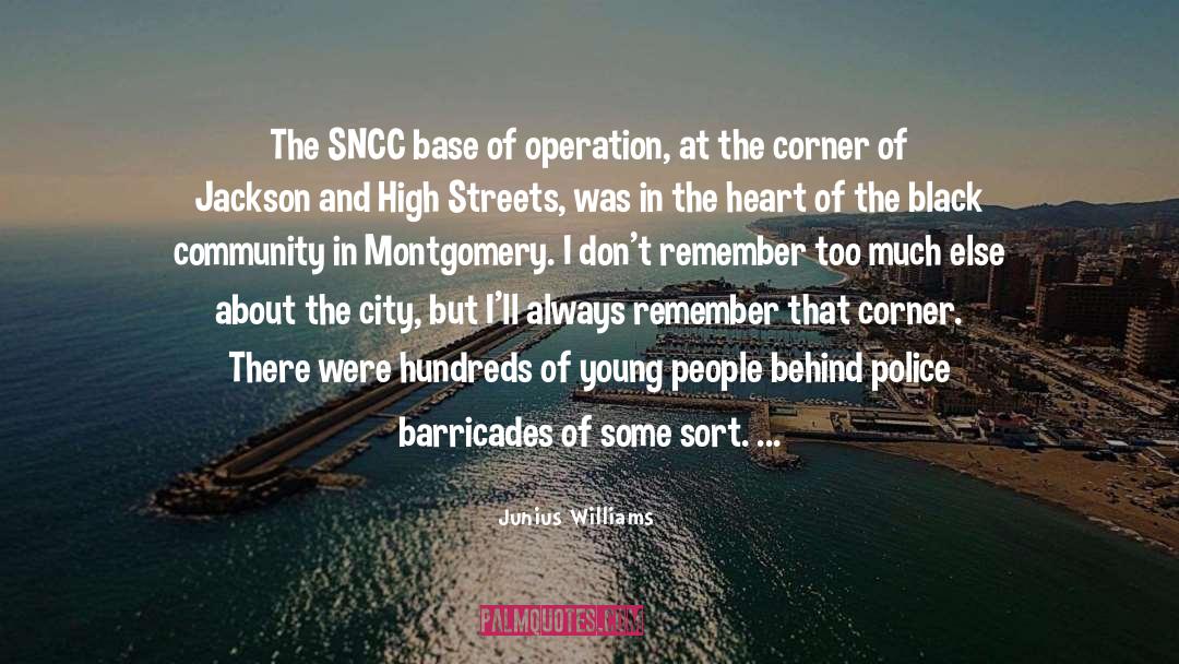Barricade quotes by Junius Williams