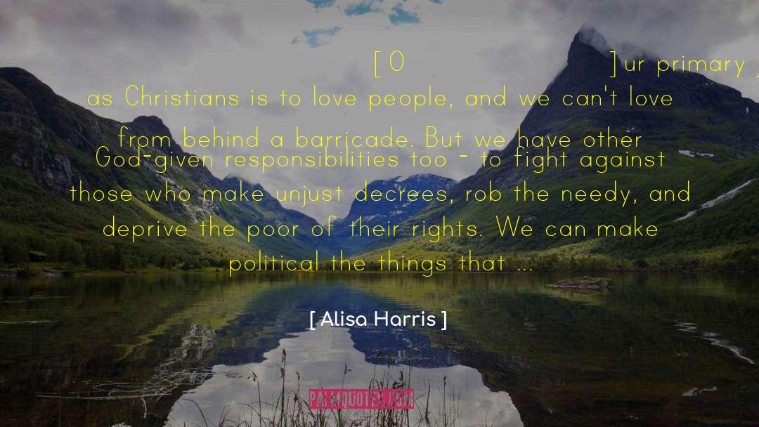 Barricade quotes by Alisa Harris