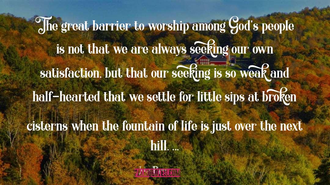 Barrier quotes by John Piper