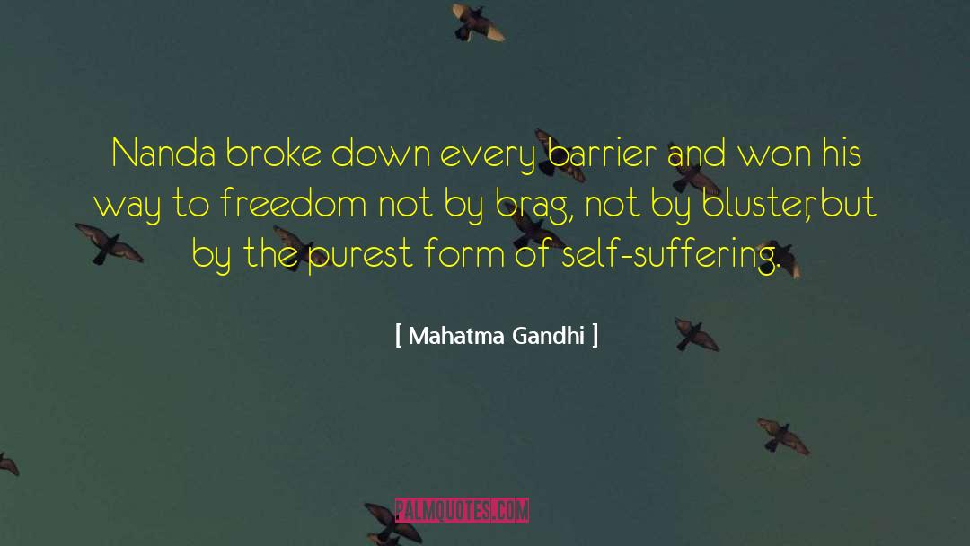 Barrier quotes by Mahatma Gandhi