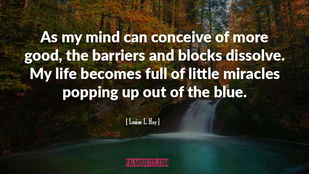 Barriers quotes by Louise L. Hay