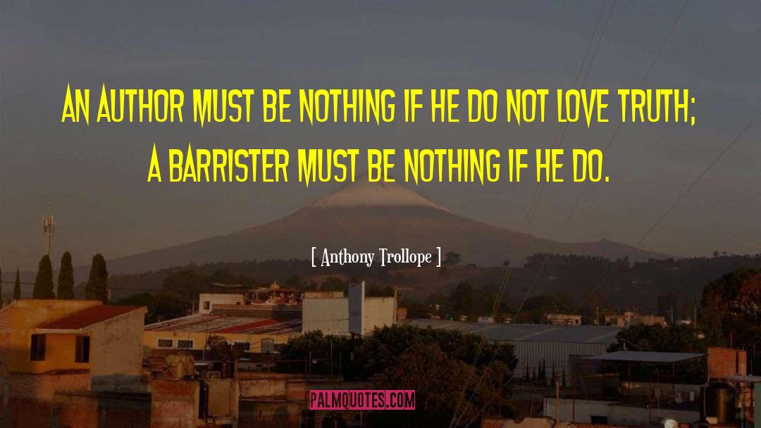 Barrister quotes by Anthony Trollope
