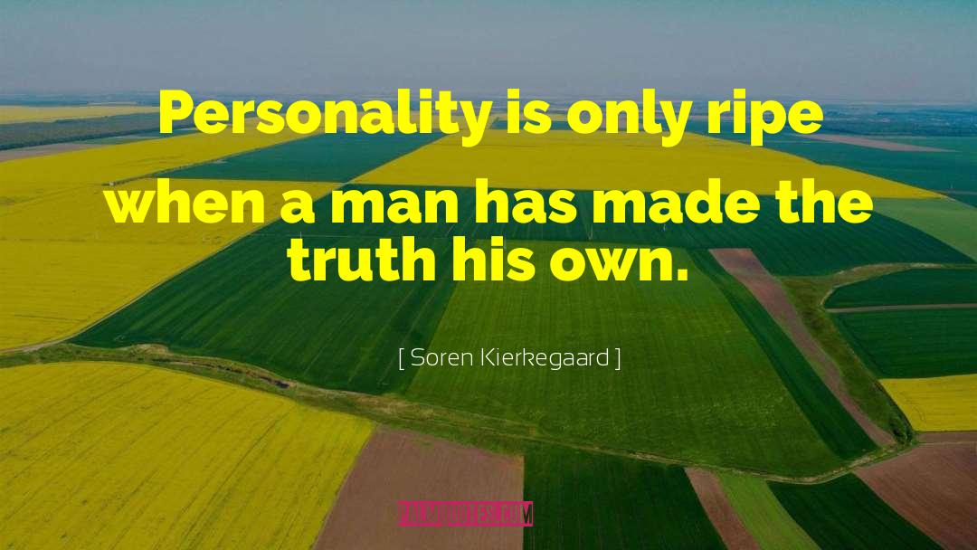 Barry Man quotes by Soren Kierkegaard