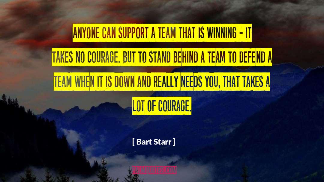 Bart quotes by Bart Starr