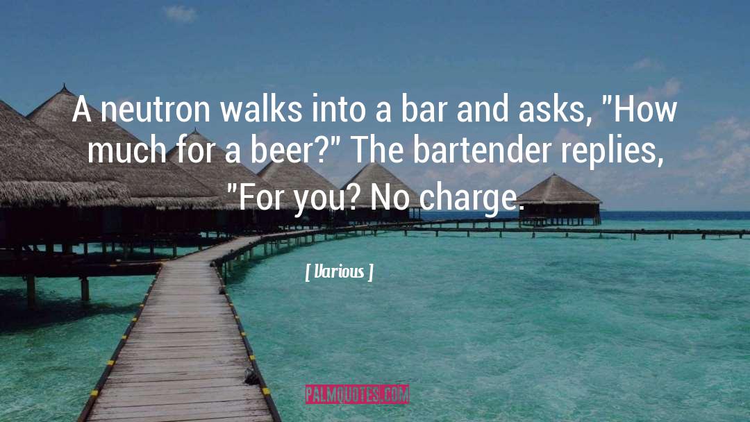 Bartender quotes by Various