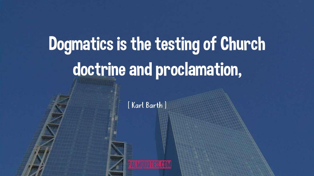 Barth quotes by Karl Barth