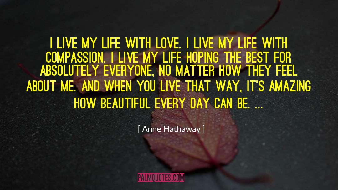 Bascope Live quotes by Anne Hathaway