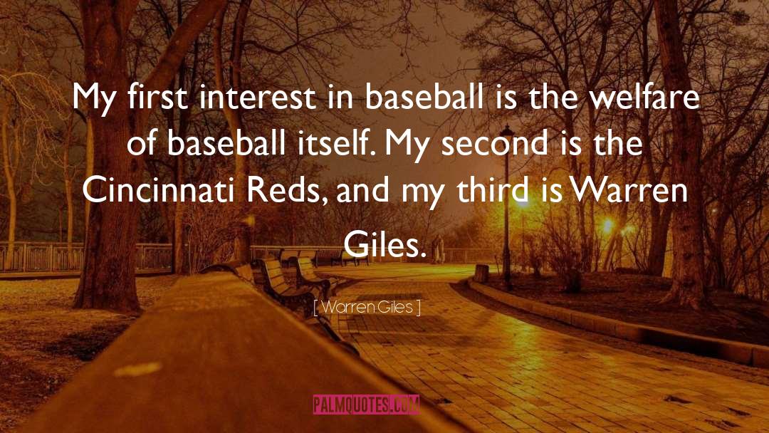 Baseball Boyfriends quotes by Warren Giles