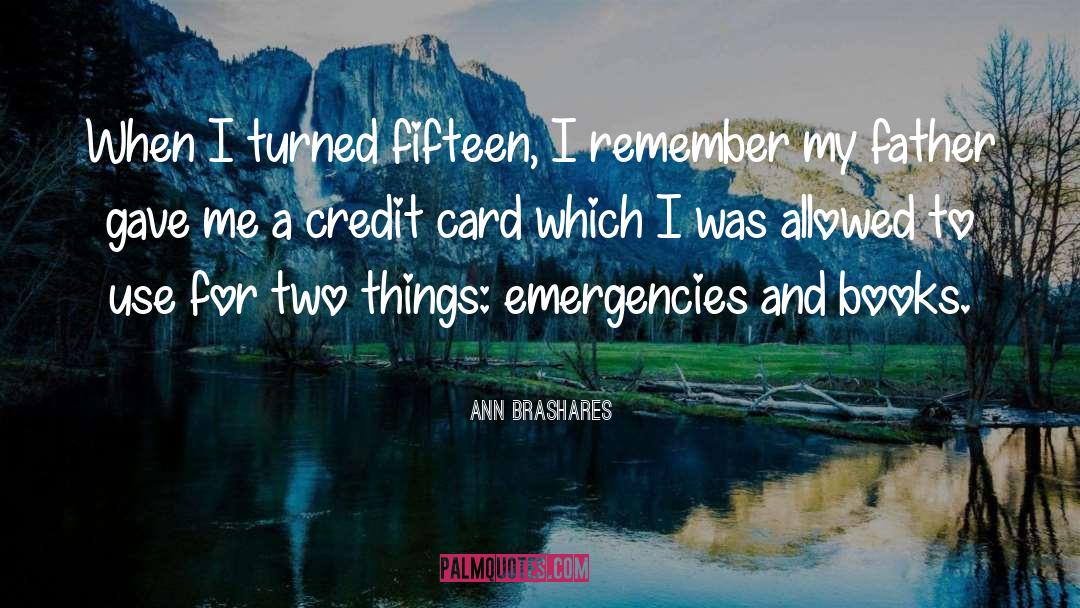 Baseball Cards quotes by Ann Brashares