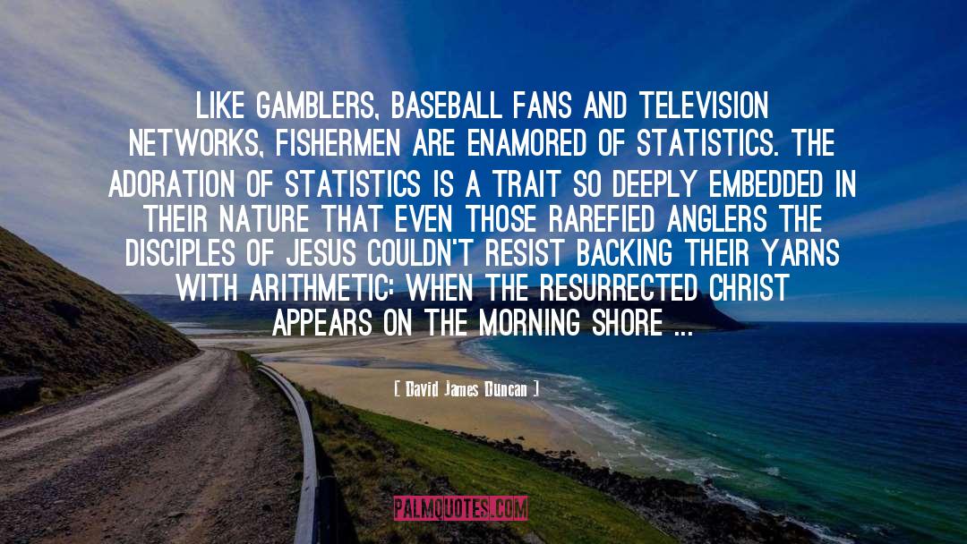 Baseball Fans quotes by David James Duncan