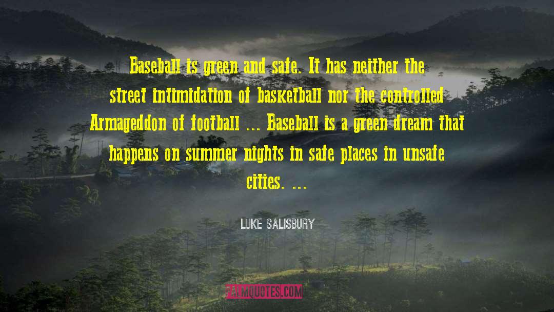 Baseball Fans quotes by Luke Salisbury