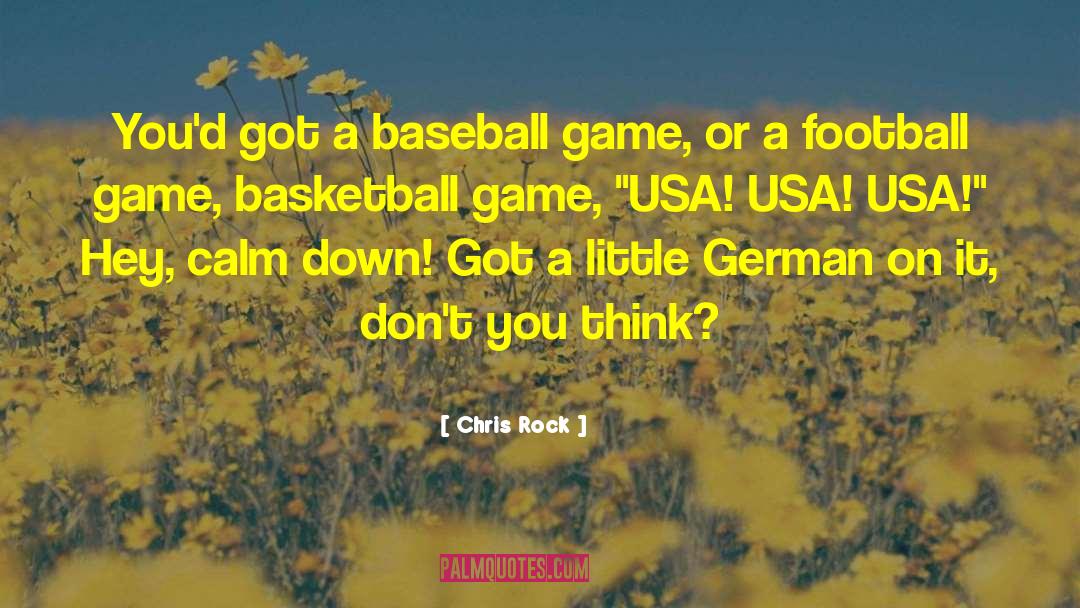 Baseball Games quotes by Chris Rock